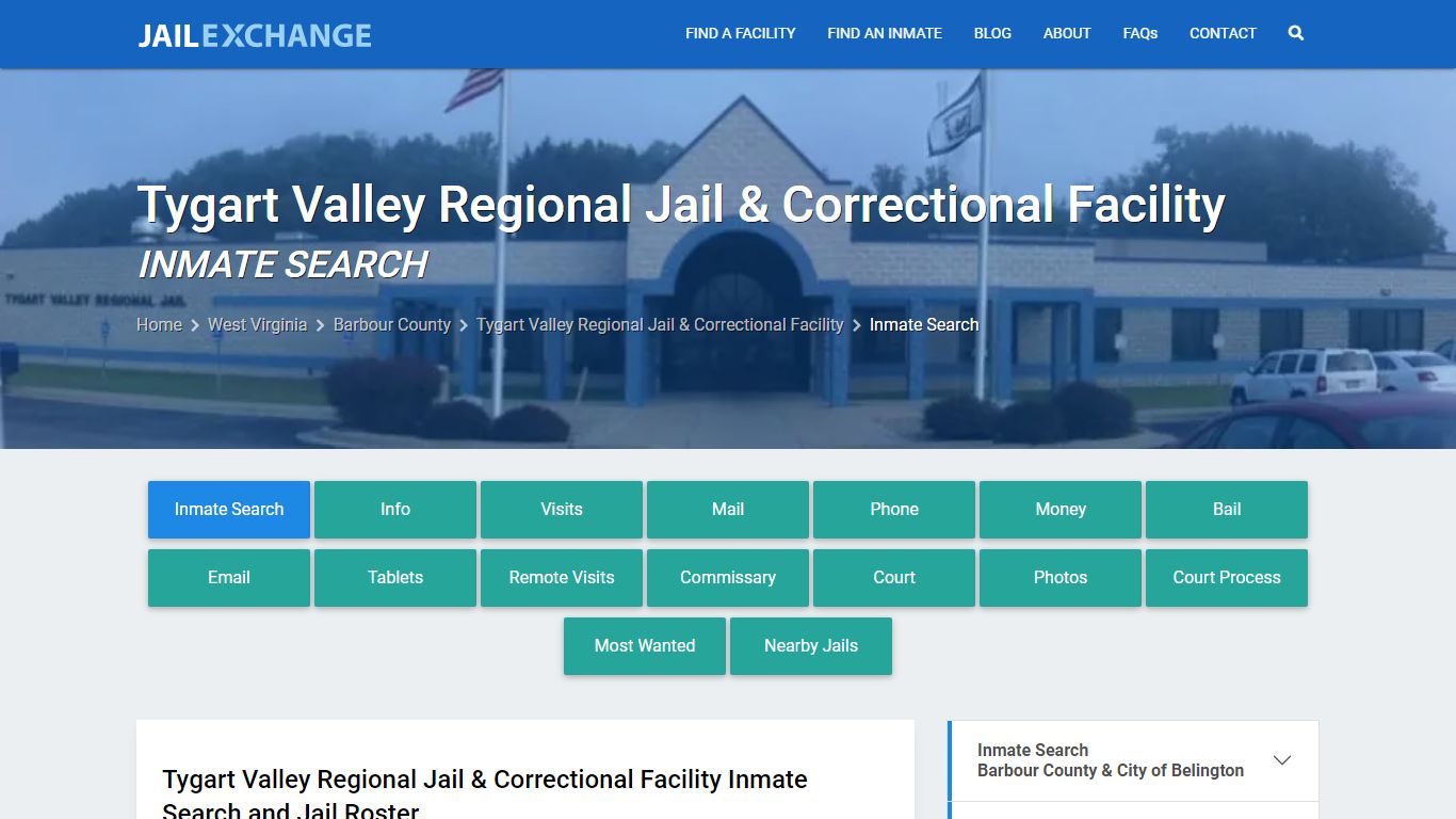 Inmate Search: Roster & Mugshots - Tygart Valley Regional Jail ...